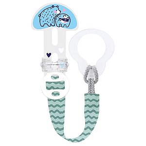 Prendedor Clip It E Cover (+0M) Azul Urso e Texugo - MAM