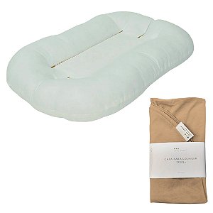 Ninho Para Bebê Zero+ Cru com Capa Nude - Yogi Baby