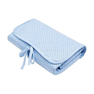 Trocador de Fraldas Portátil Estampado Azul - Papi Mami