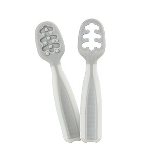 Kit Colheres de Treinamento Cinza - Buba