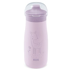 Garrafinha Infantil Mini-Me 300ml Inox Deer Roxo - Nuk
