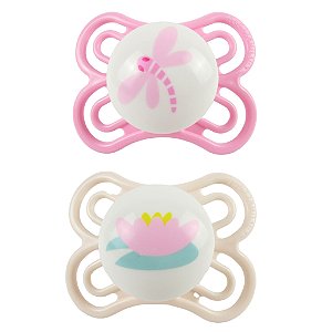 Chupeta Dupla Perfect (0-6M) Libélula E Flor - Mam