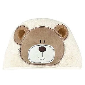 Toalha de Banho com Capuz Power Sec Urso Ted - Laço Bebê
