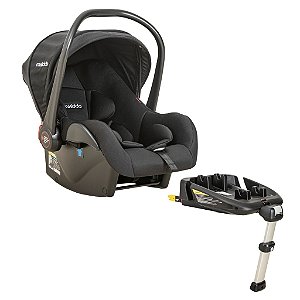 Bebê Conforto Kiddo Casulo Click Preto (13 kg) e Base Isofix