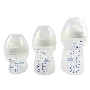 Kit 3 Mamadeiras Chicco Step Up Neutro 150+250+330ml Neutra