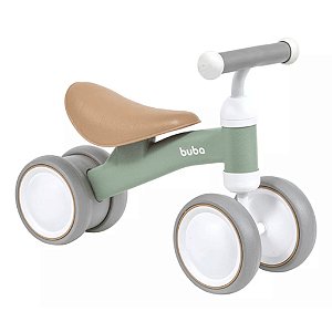 Bicicleta de Equilíbrio Buba 4 Rodas Verde +12M