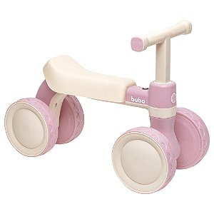 Bicicleta de Equilíbrio Buba Com Som Rosa +12M
