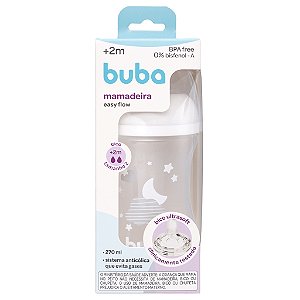 Mamadeira Easy Flow Buba Nuvem Branca 270ML +2M