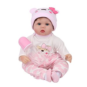 Boneca Bebê Reborn Shiny Toys Laura Baby Daylin 18