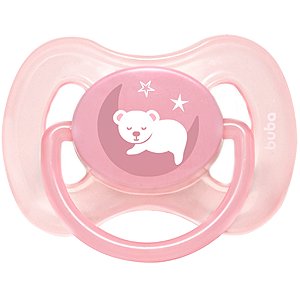 Chupeta Buba Comfort Tam. 2 Ursinho Rosa (+6 meses)