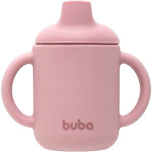 Copo de Transição Buba em Silicone Rosa (+6 m)