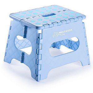 Banquinho Multiuso Multikids Baby Dobrável Flop Azul