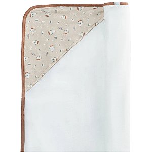 Toalha De Banho Infantil Foguete Be Brave Marrom