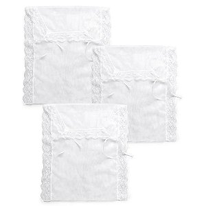 Kit Organizador de Roupas de Bebê Hug 3 Unidades Branco