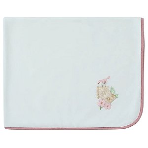 Manta Infantil De Suedine Hug Lovely Day Rosa Antigo