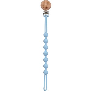 Prendedor de Chupeta Buba Silicone Azul +3 Meses