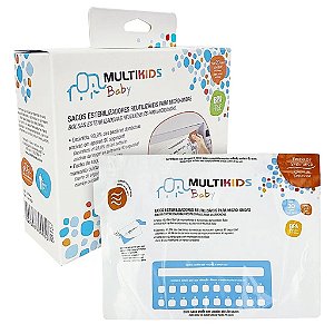 Sacos Esterilizadores Multikids Baby Reutilizáveis Para Micro-ondas