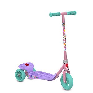 Meu 1º Patinete Bandeirante Infantil Rosa