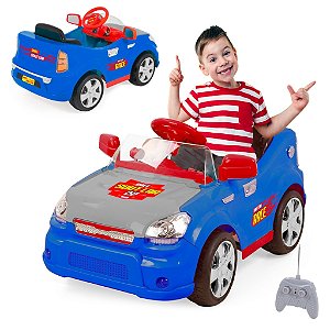 Carro Elétrico Infantil Homeplay Sout Car Race Azul