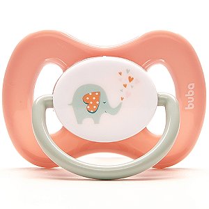 Chupeta Buba Comfort Tam. 1 Elefantinho Rosa (0 - 6 meses)
