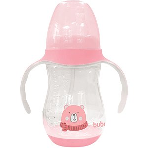 Copo com Alça Buba Ursinho Rosa 250ml