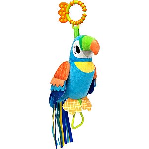 Pelúcia Buba Papagaio Didi Azul +4M