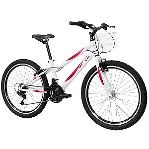 Bicicleta Infantil Caloi Ceci Aro 24 Branco