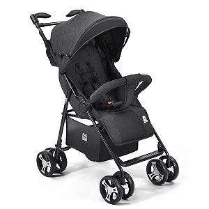 Carrinho de Bebê Multikids Baby Flick Preto (0 a 15 kg)