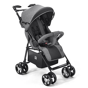 Carrinho de Bebê Multikids Baby Flick Cinza (0 a 15 kg)