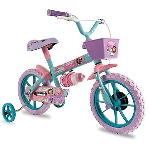 Bicicleta Infantil Verden A Casa Mágica da Gabby Aro 12 Tiffany