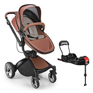 Carrinho Passeio Litet Moisés Candy Caramelo com Base Isofix