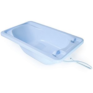 Banheira de Bebê Galzerano Plástica Rígida Azul Bebê