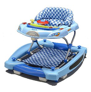 Andador e Centro de Atividades Baby Coupé (+6M) - Azul - Burigotto