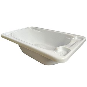 Banheira de Plástico Rígido (até 20 kg) - Branco - Galzerano