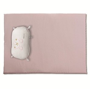 Colchonete com Naninha Forra Baby - Rosa - Minha Casa Baby