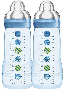 Mam Biberon Biberon Easy Active Bleu 330 ml +4M