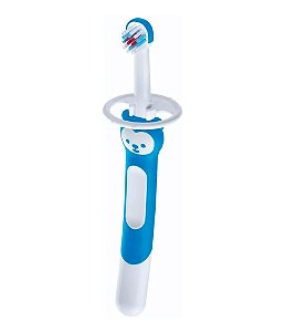 Escova Dental Baby Brush Cabo Longo (+6M) - Azul - MAM