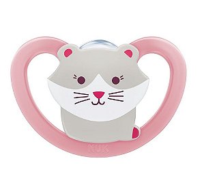 Chupeta Space Tam.2 (+6M) - Gato Rosa - NUK