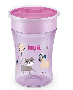 Copo Magic Cup Evolution 360° 230ml (+8M) - Coala Rosa - NUK