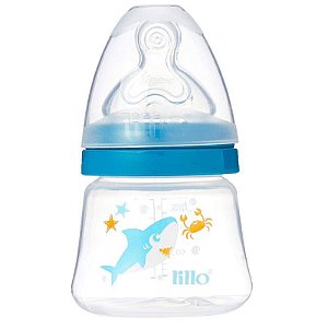 Mamadeira Smart 120ml (+0M) - Tubarão Azul - Lillo