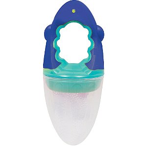 Alimentador Porta-Frutinha Baby (+6M) - Verde e Azul - Buba