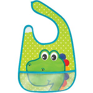 Babador com Bolso Fun (+3M) - Dino - Buba