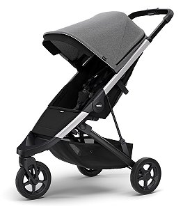 Carrinho de Bebê Spring (até 15 kg) - Grey Melange Chassi Aluminio - Thule