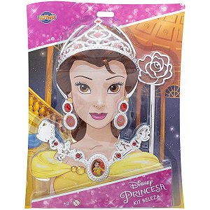 Conjunto de Beleza Infantil (+3 anos) - Princesa Bela - Disney - Toyng
