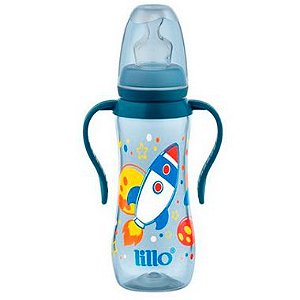 Mamadeira com Alça 240ml Tam.2 (+6M) - Foguete - Lillo