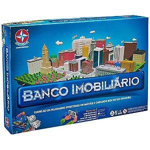 Jogo Banco Imobiliário com Aplicativo (+8 anos) - Estrela