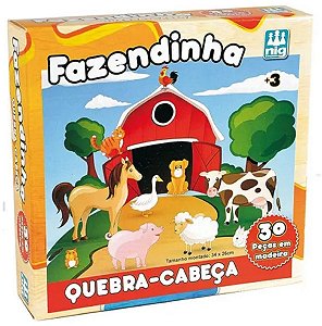 Puzzle Quebra Cabeça Infantil Lindas Paisagens - 03 Unidades - Nig