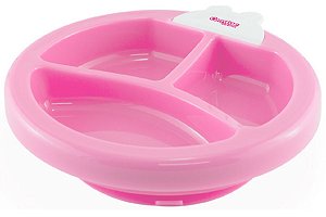 Prato Térmico com Sensor de Temperatura (+4M) - Rosa - Comtac Kids