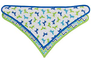 2 Un. Babador Bandana (+3M) - Cavalos - Comtac Kids