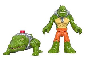 Mini-Figuras Imaginext - Crocodilo e K Croc - DC Comics - Mattel